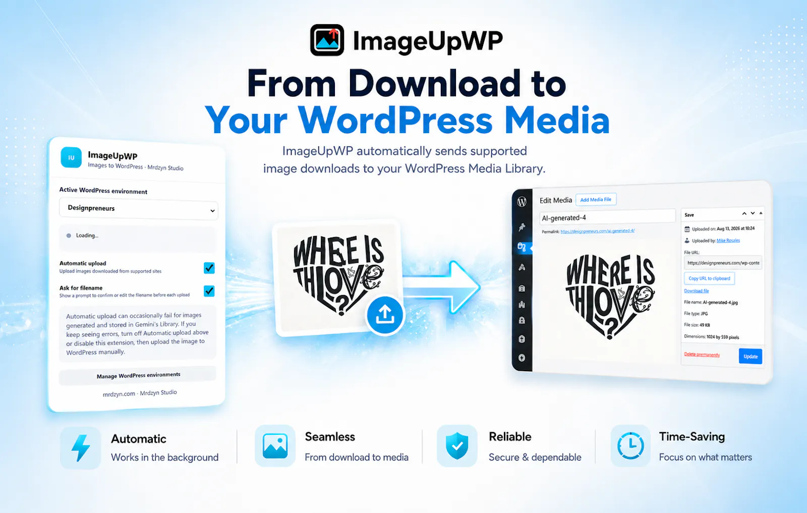 ImageUpWP screenshot 2