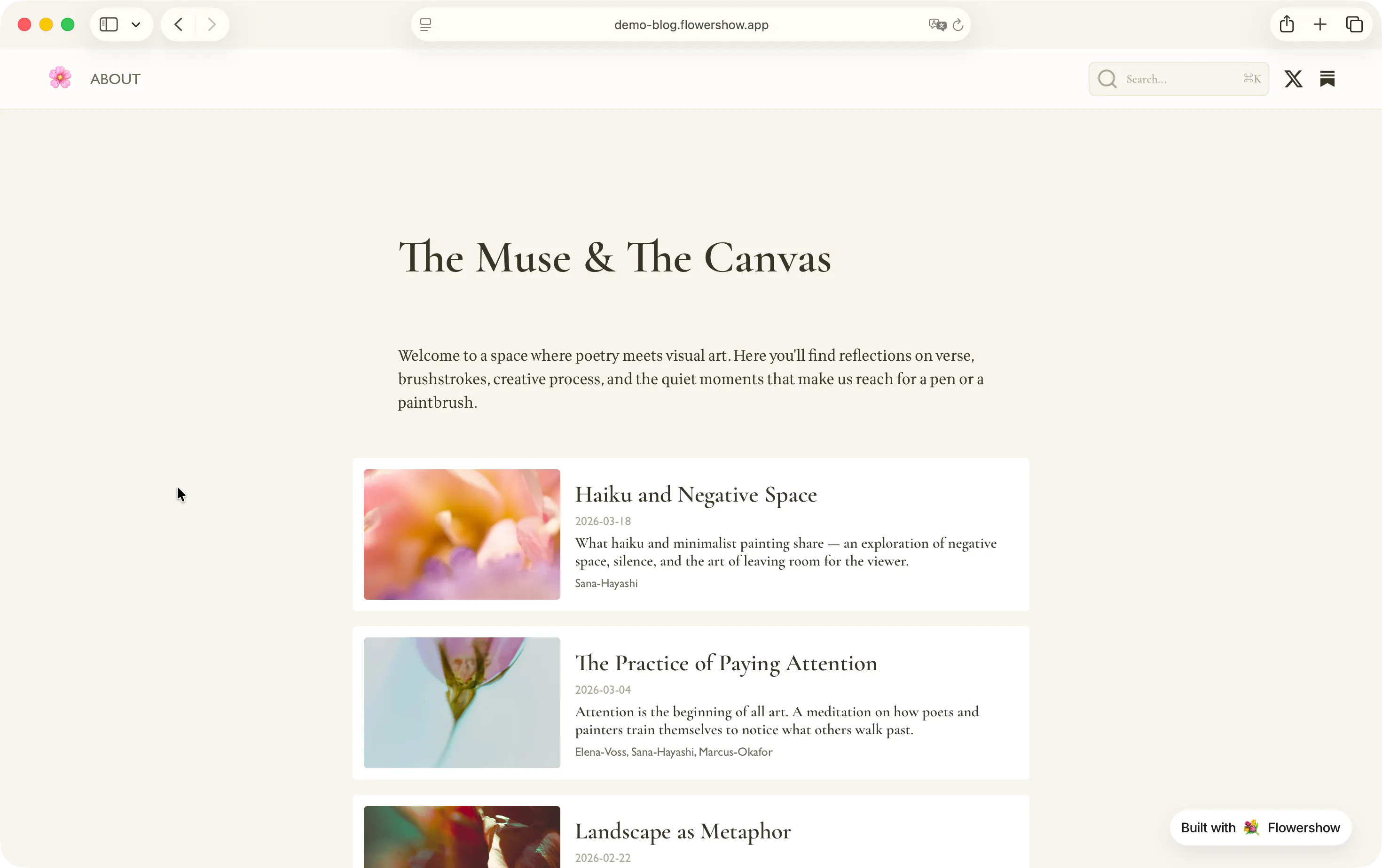 Flowershow gallery image