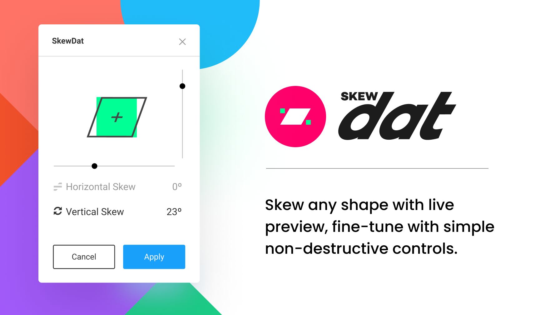 SkewDat | Skew plugin for Figma gallery image