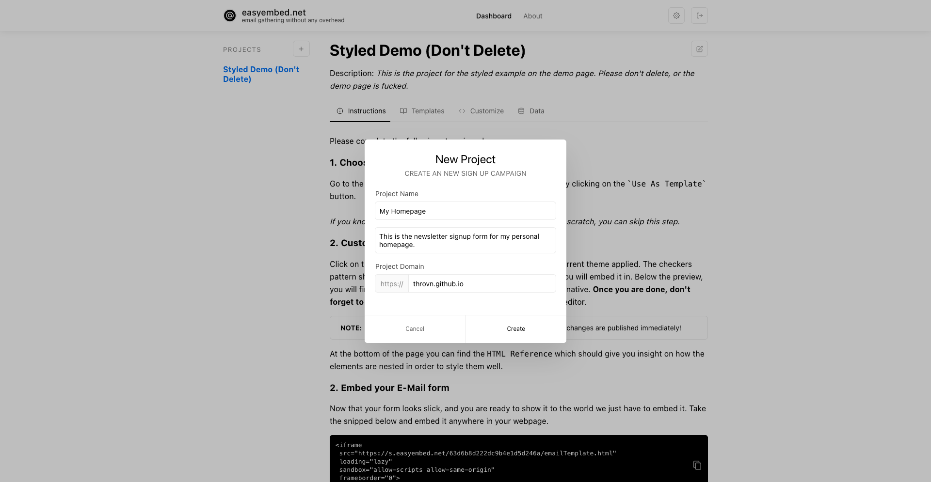 easyembed.net - ตัวจัดการการลงทะเบียนจดหมายข่าวสำหรับหน้าเว็บคงที่ของคุณ media 4