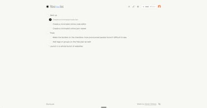 Mini List gallery image