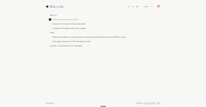 Mini List gallery image