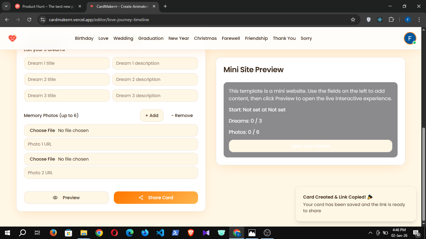 CardMakerrr - Screenshot 5 showing product features and functionality