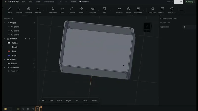 SindriCAD screenshot 1 (video preview)