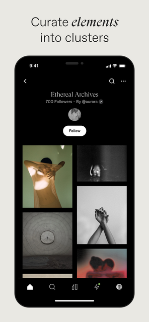 Mídia 2 de Cosmos - Uma alternativa do Pinterest para criativos.