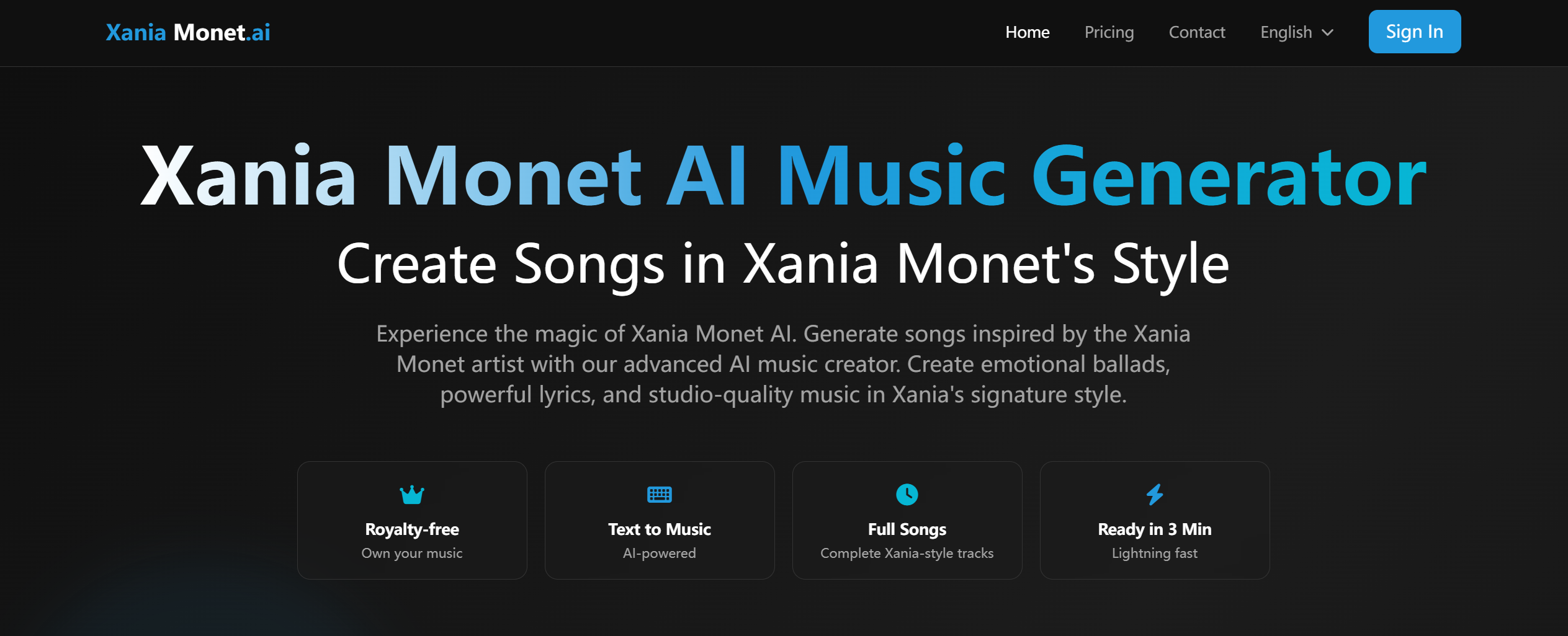 Xania Monet AI gallery image