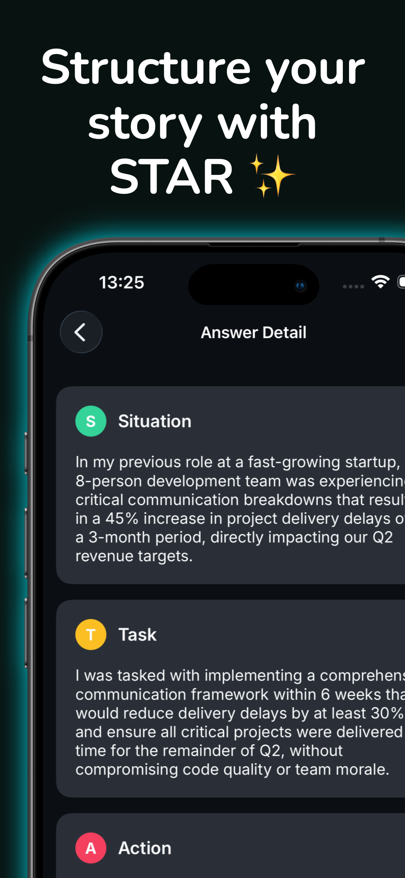Starwise: Interview Coach - Screenshot 5 showing product features and functionality