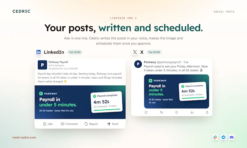 Cedric AI Teammate for Startups screenshot 10