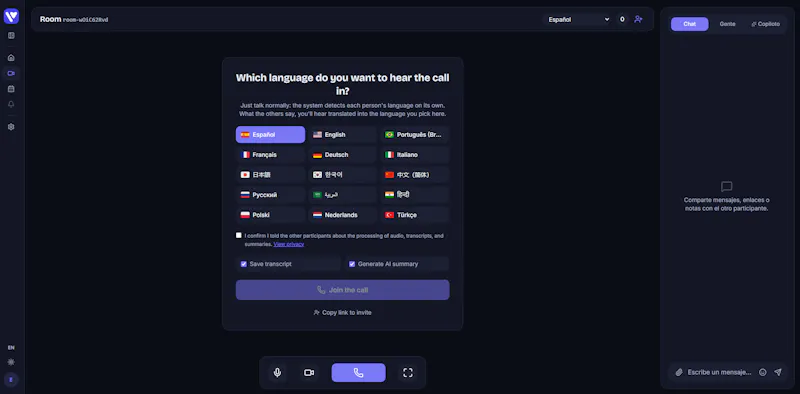 VerbaMeet screenshot 3