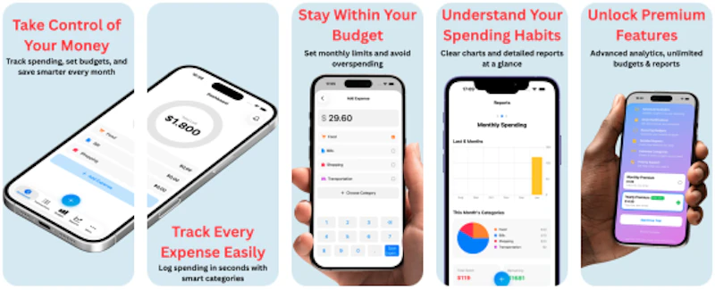 Budgetly - Personal Budget App screenshot 1