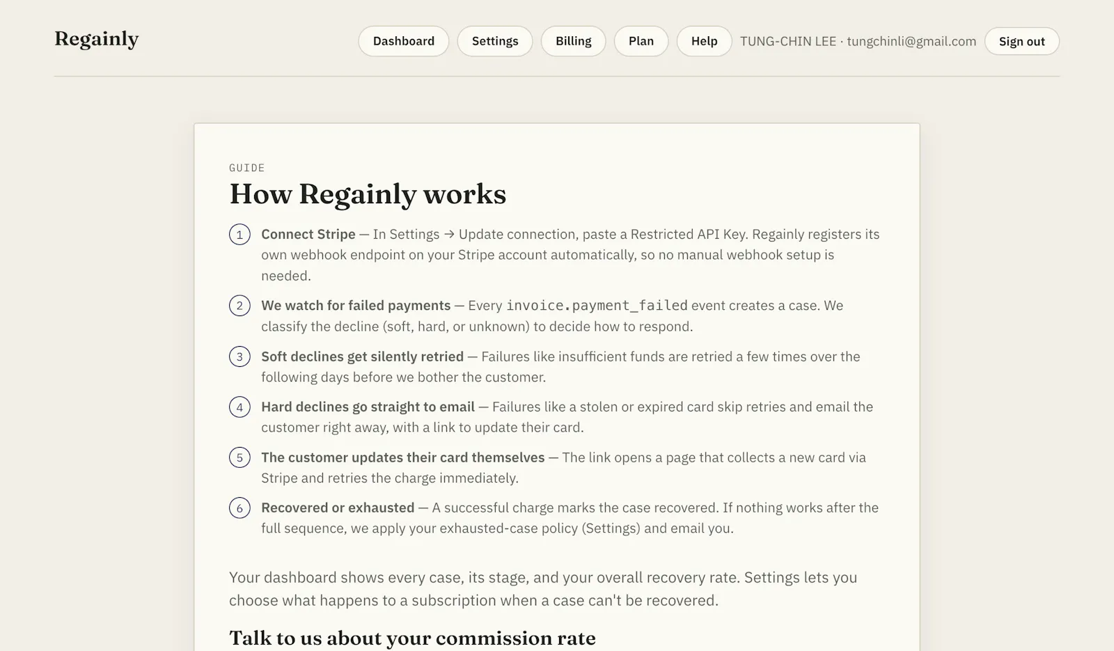 Regainly screenshot 3