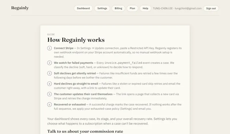 Regainly screenshot 3