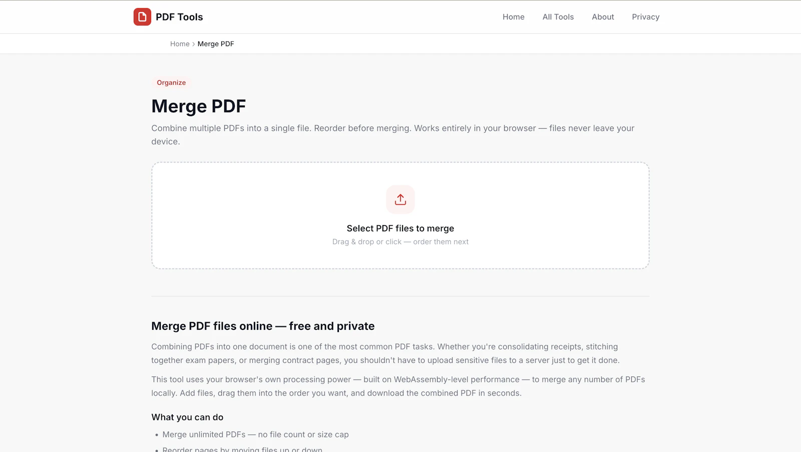 PDF Tools by Renderlog screenshot 3
