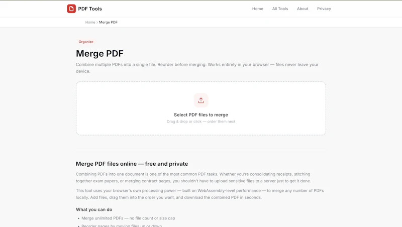 PDF Tools by Renderlog screenshot 3
