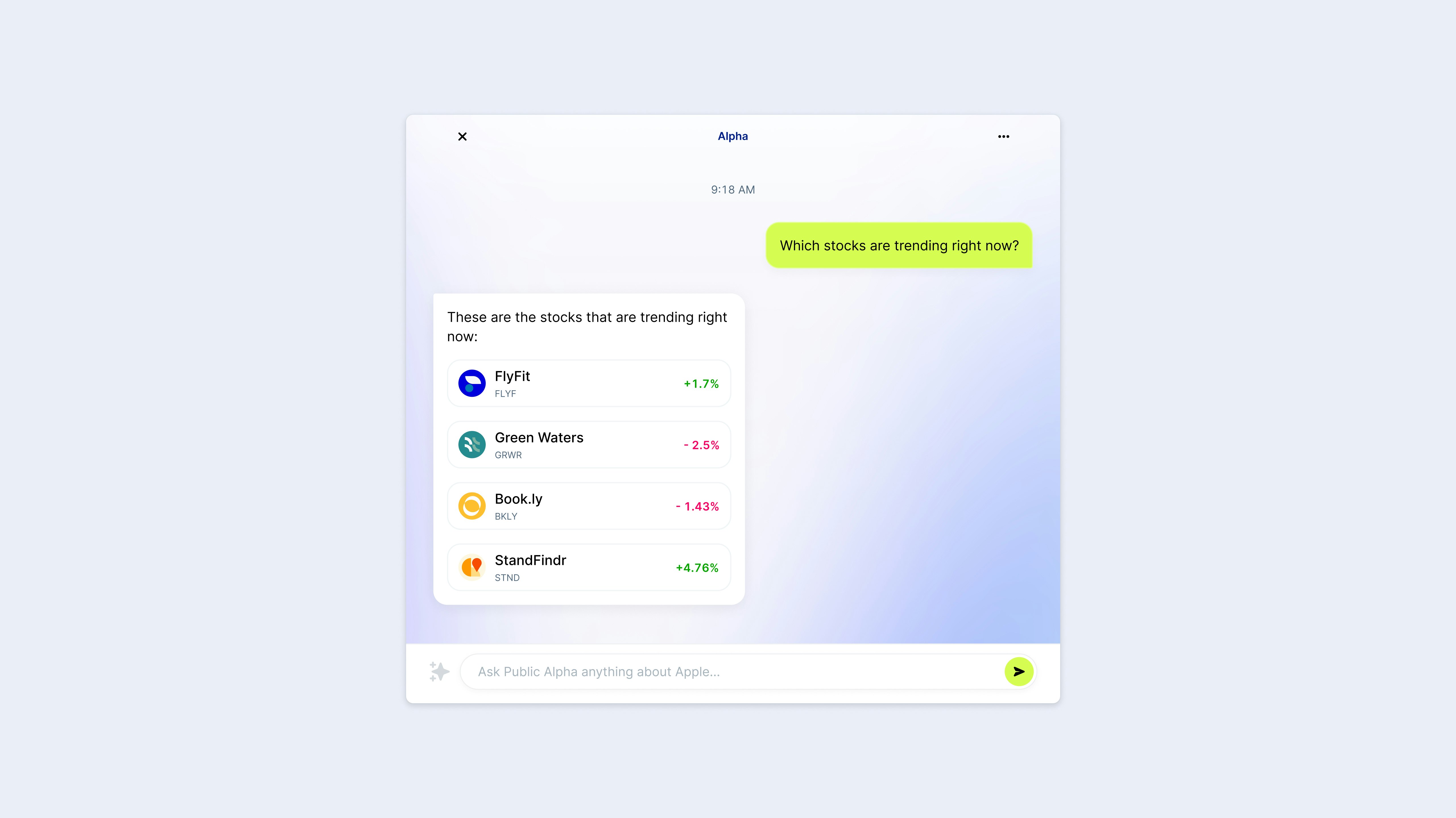 Mídia 4 de Alpha: seu co-piloto de investimento