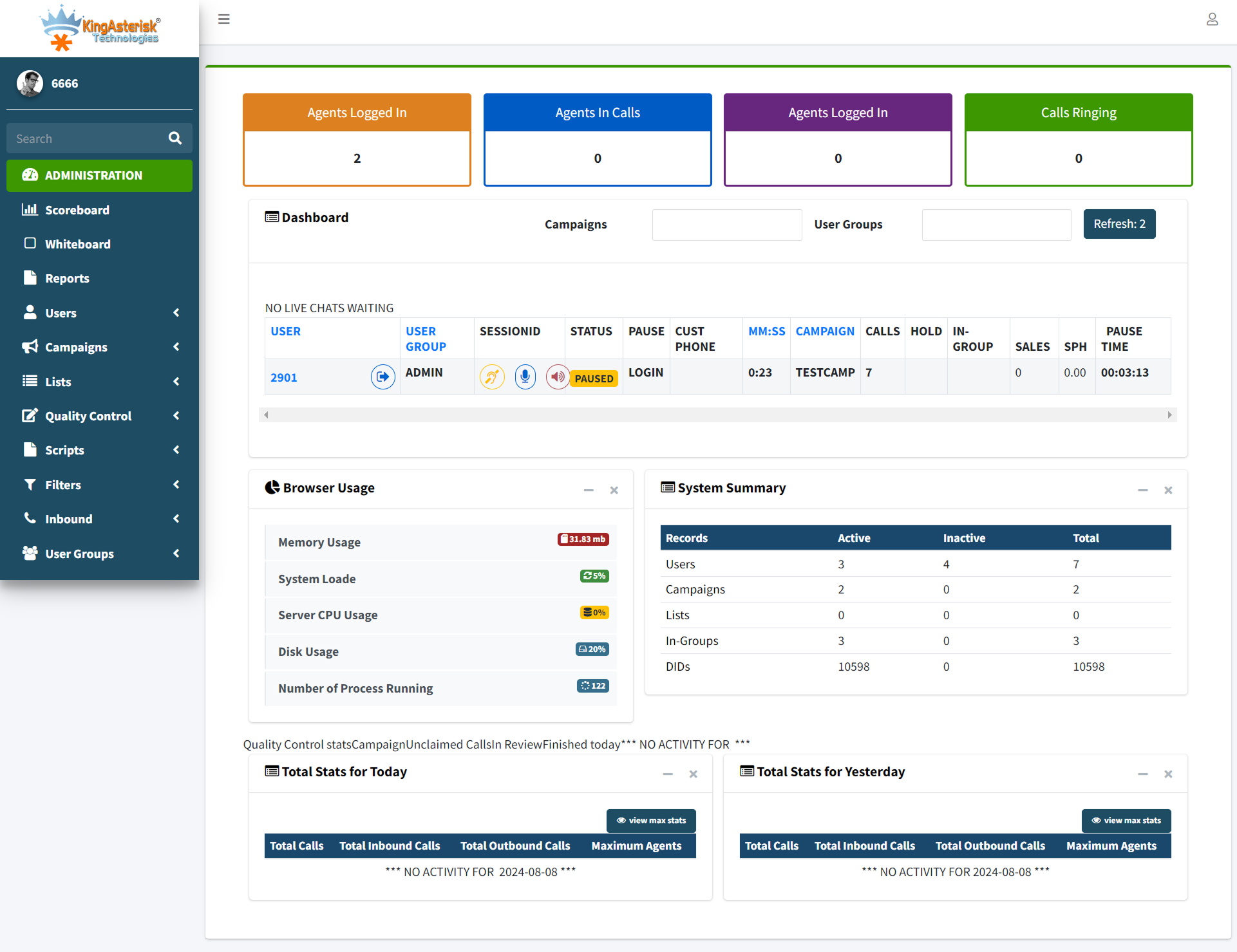 Contact Center Dialer Solution - Screenshot 3 showing product features and functionality