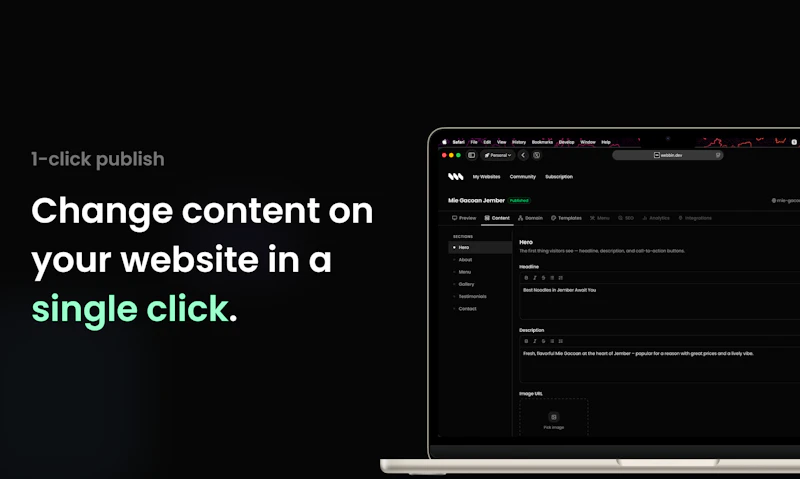 Webbin screenshot 5