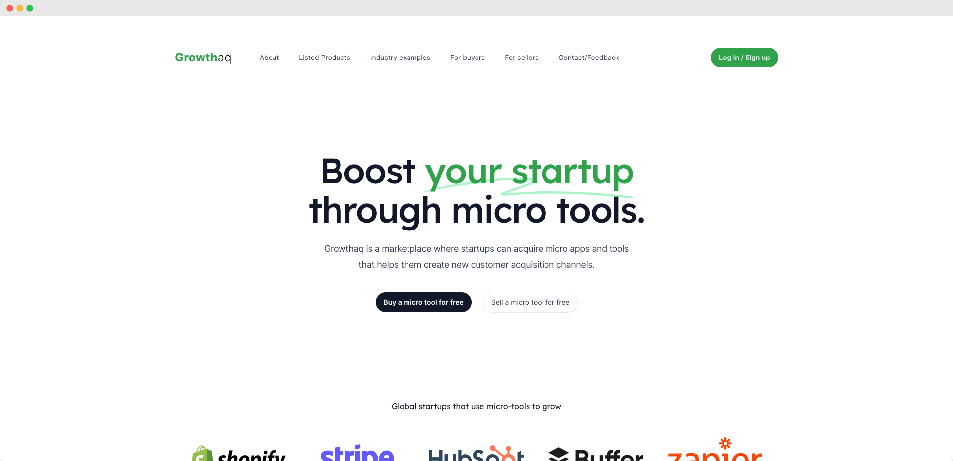 Growthaq - Продать боковые проекты на основе актуальности, а не MRR медиа 1
