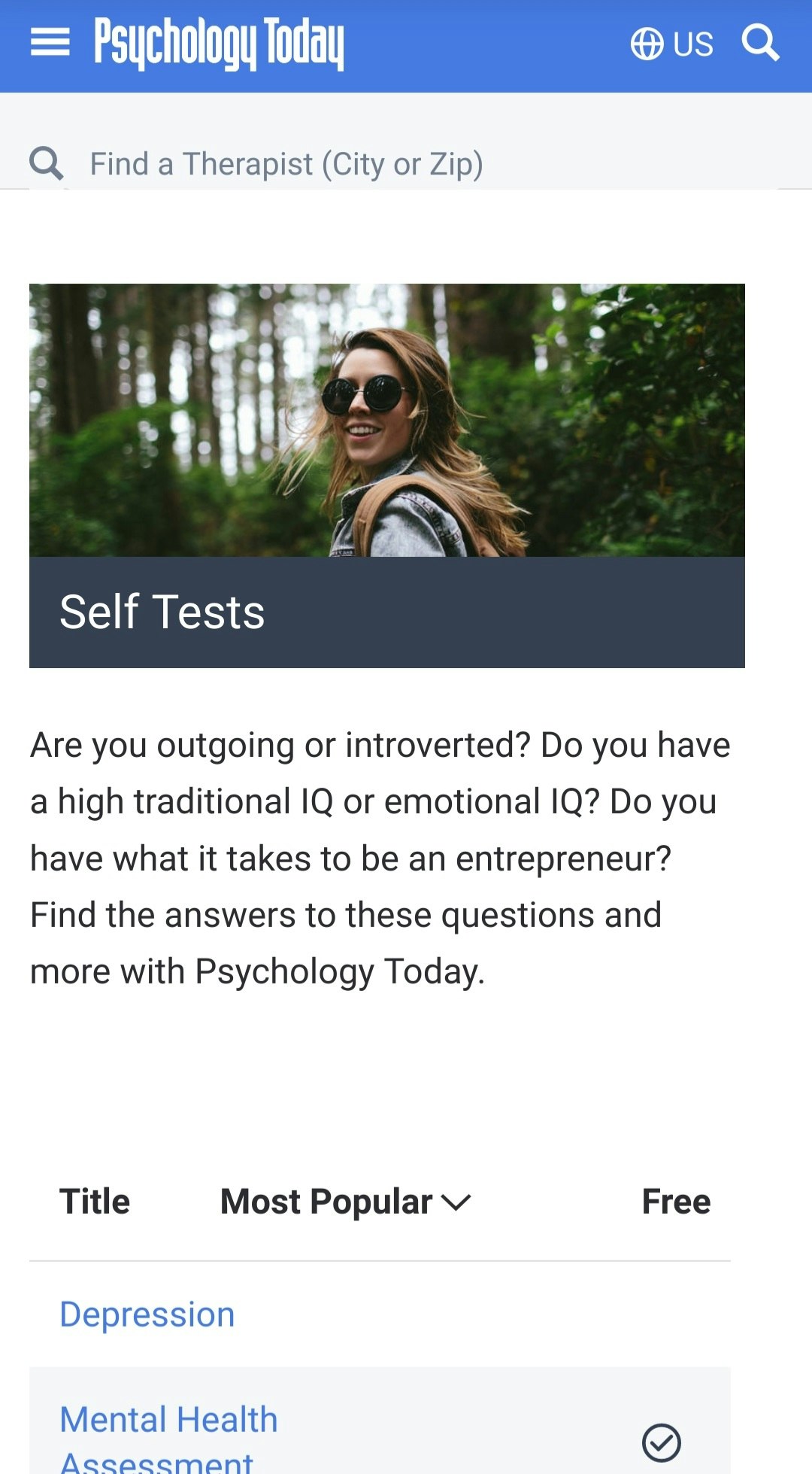 Psychologytoday Tests gallery image