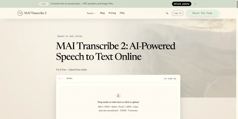 MAI Transcribe 2 screenshot 2