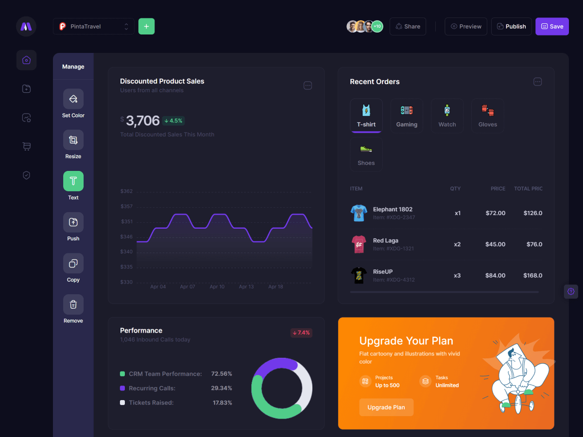 Metronic - шаблон администратора Bootstrap - React, Vue, Angular, Django, Asp.net Core, Laravel, Rails медиа 33