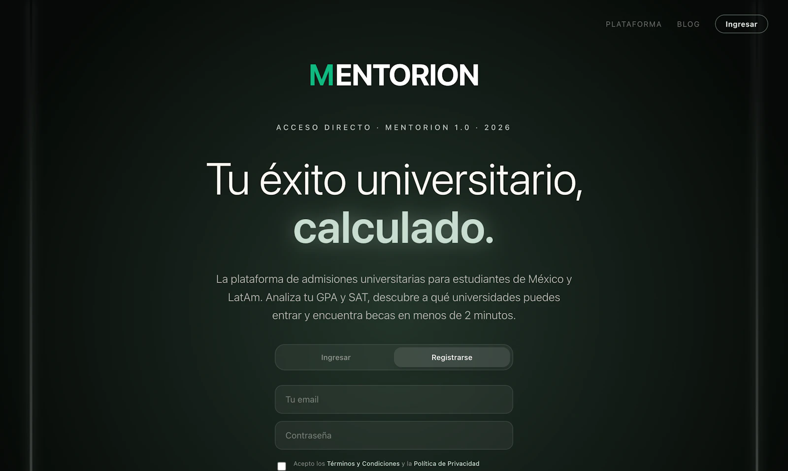 Mentorion screenshot 1