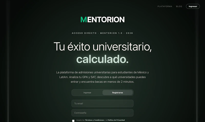 Mentorion screenshot 1