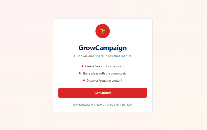GrowCampaign | Share Ideas Build Togethe - Share your ideas and projects with the world media 2