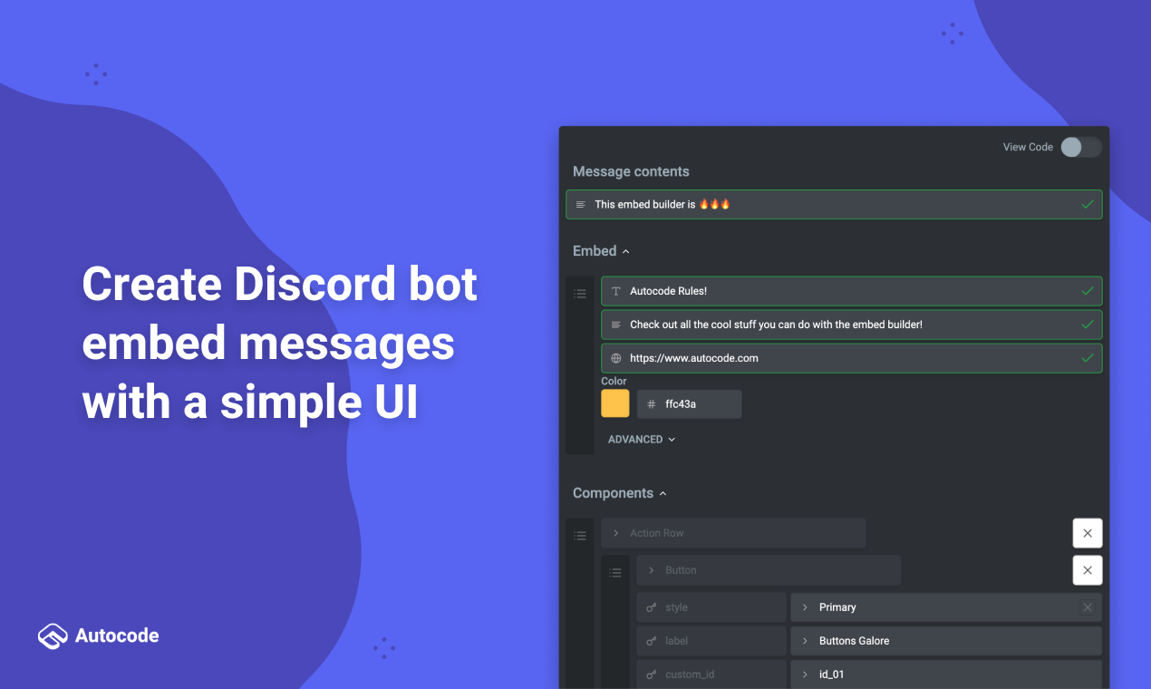 Генератор embed discord