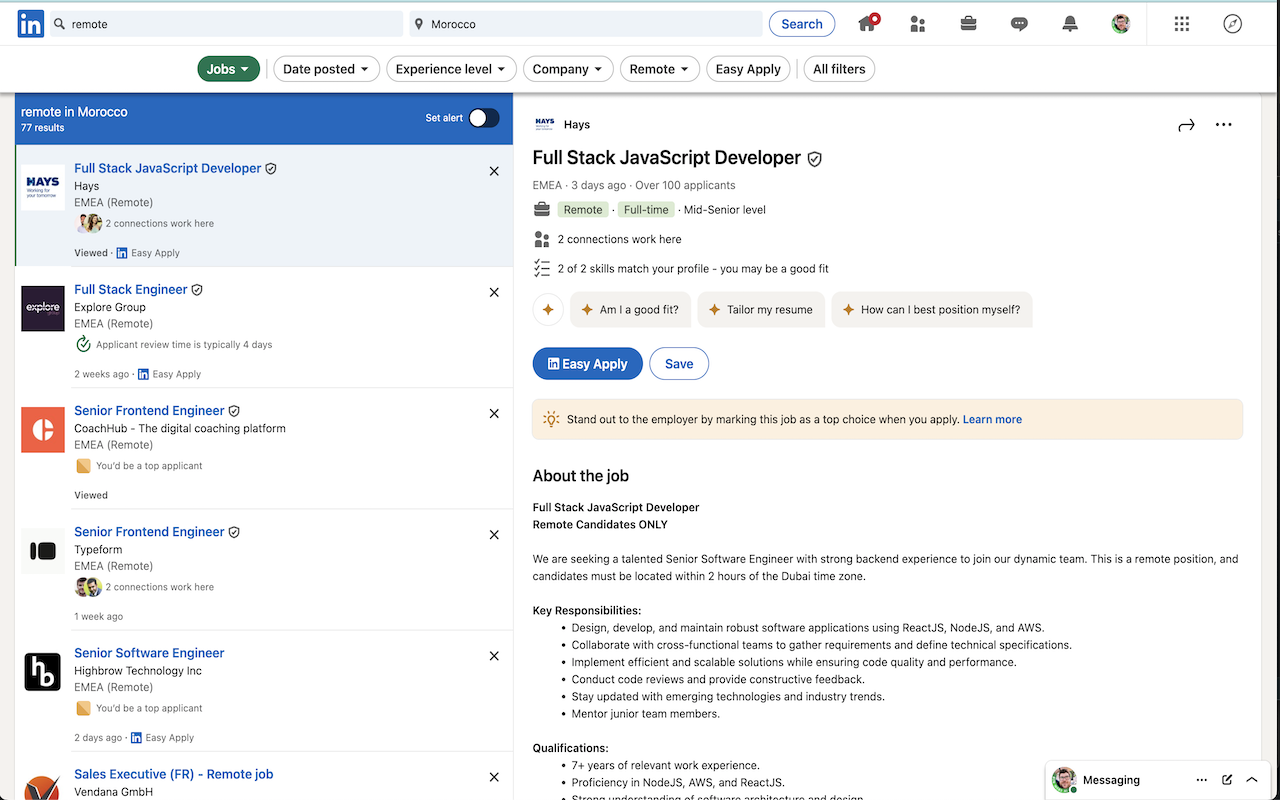 LinkedIn Extensión del navegador de ancho completo - Tienda web de Chrome media 2