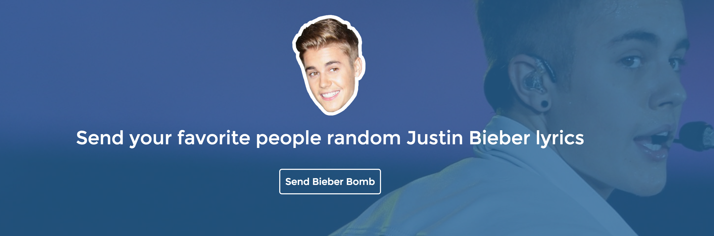 Bieber Bomb gallery image