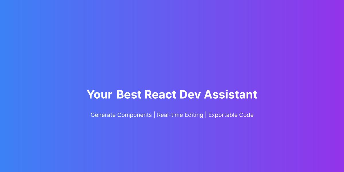 startuptile YourReactDev-Create & Edit React Components from No Coding Needed