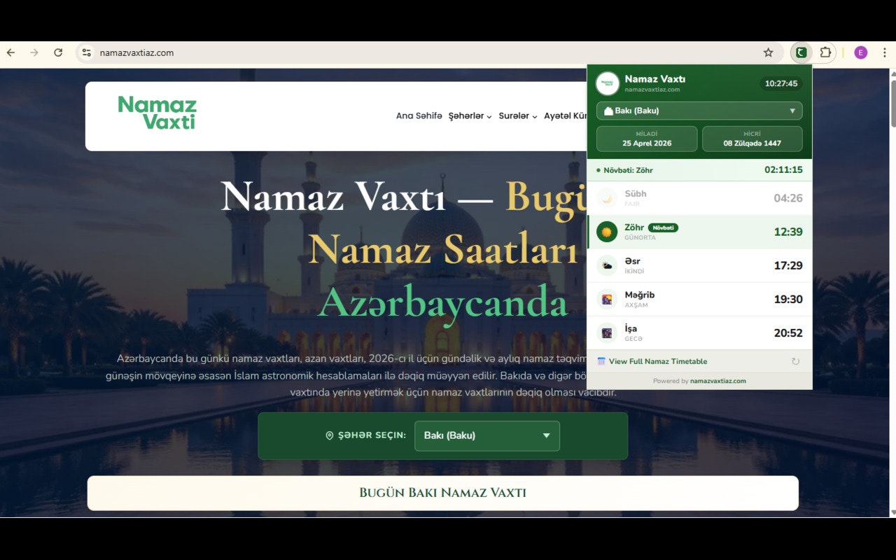 Namaz Vaxti Azerbaijan gallery image