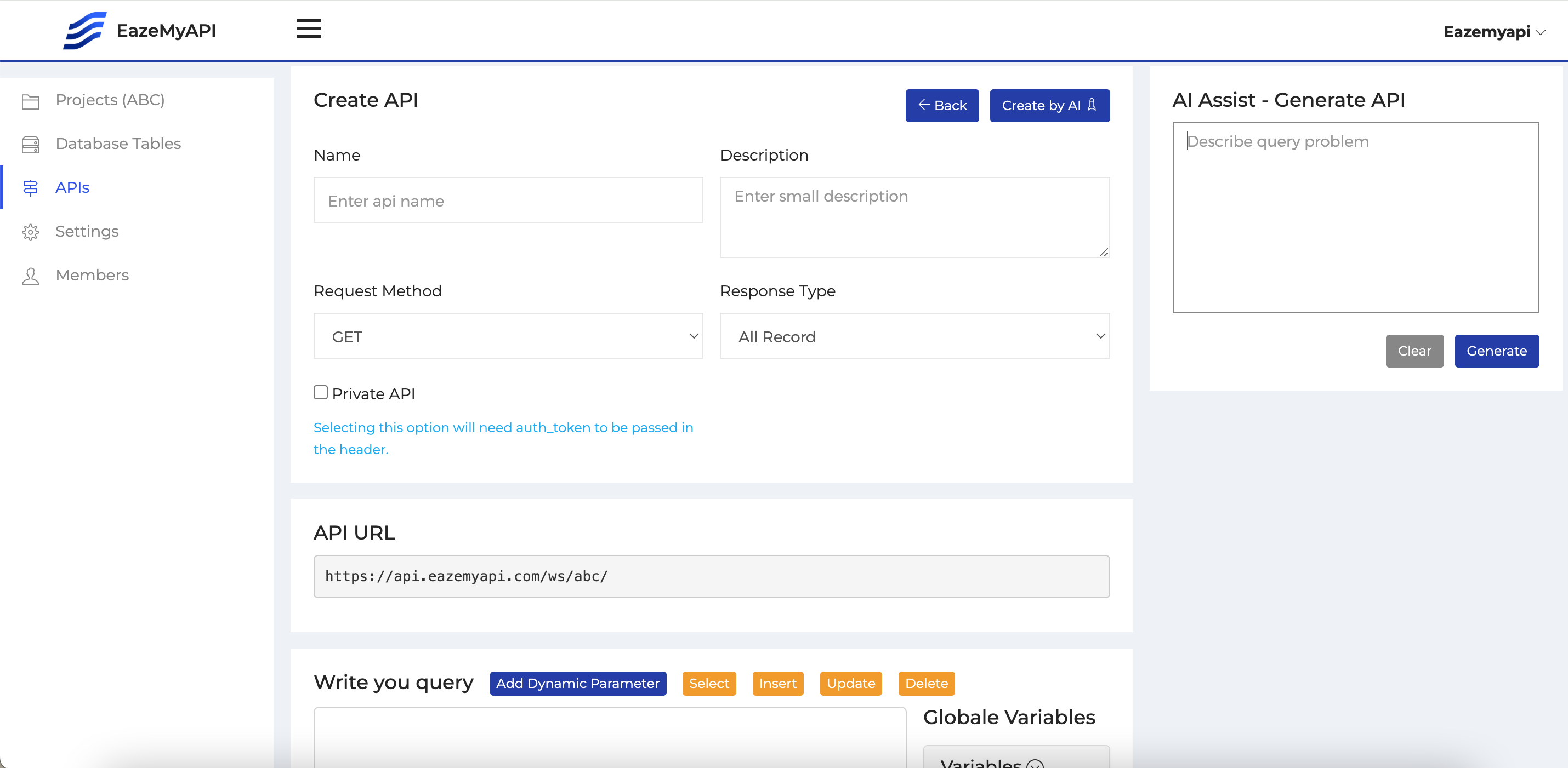 EazeMyAPI - Beta Version gallery image