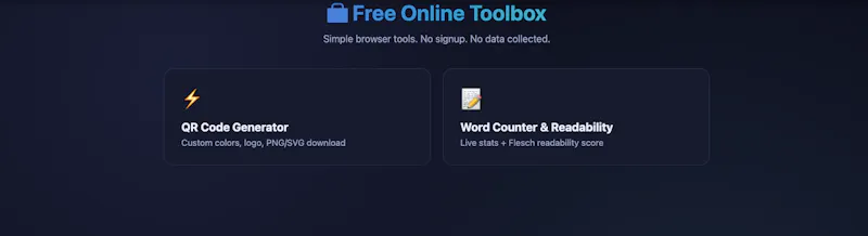 QuickTools screenshot 1