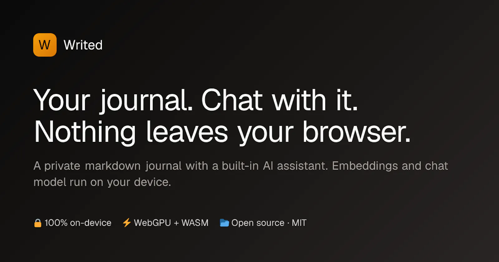 Writed screenshot 1