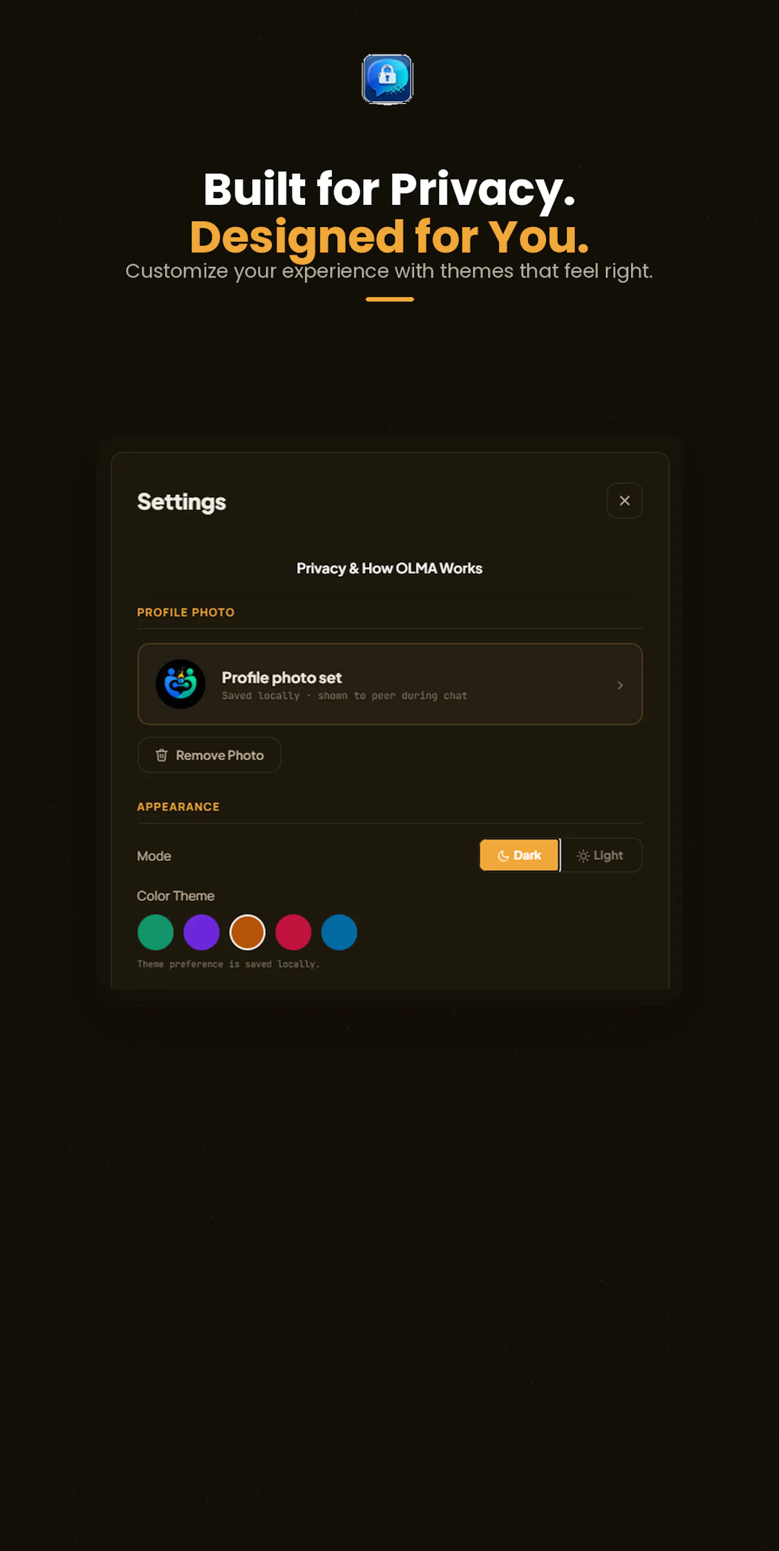OLMA screenshot 1