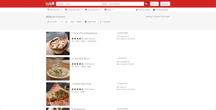 Build Yelp in React gallery image