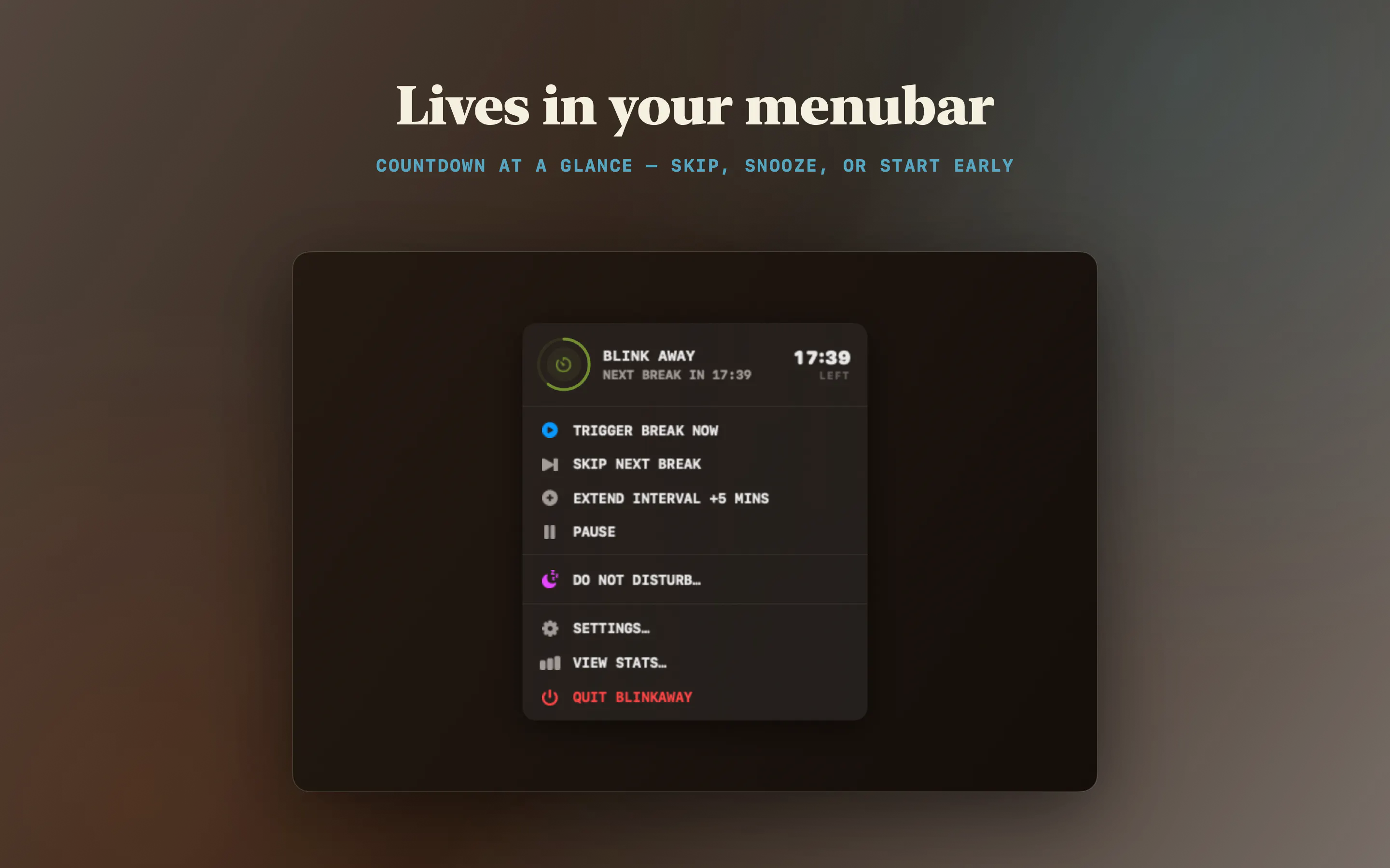 BlinkAway: Break Reminders gallery image