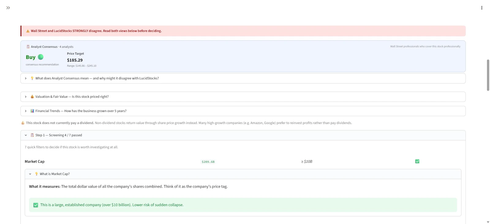 LucidStocks screenshot 6