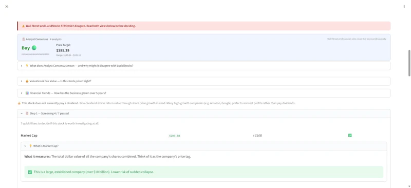 LucidStocks screenshot 6