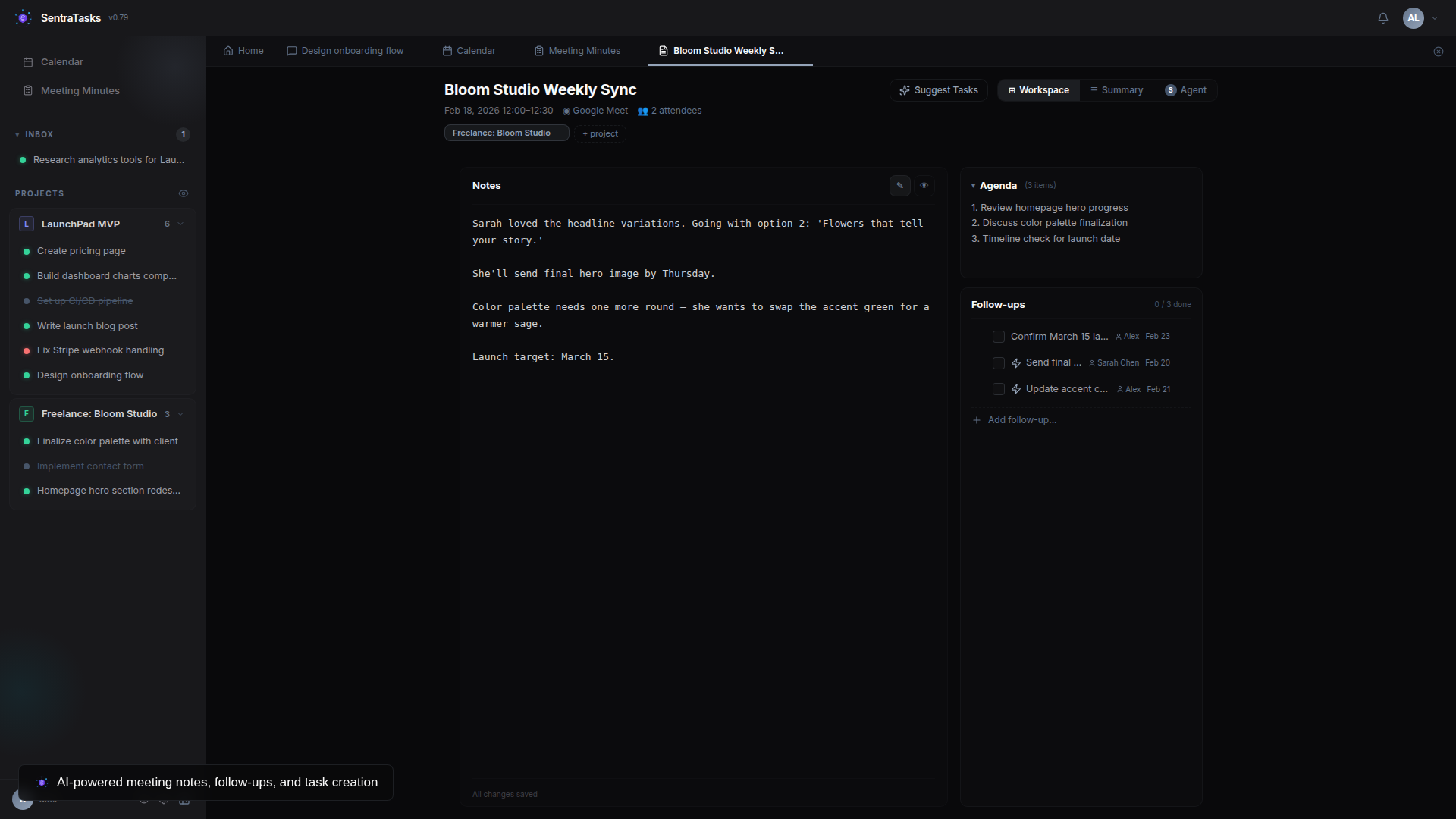 Sentra Tasks V1 gallery image