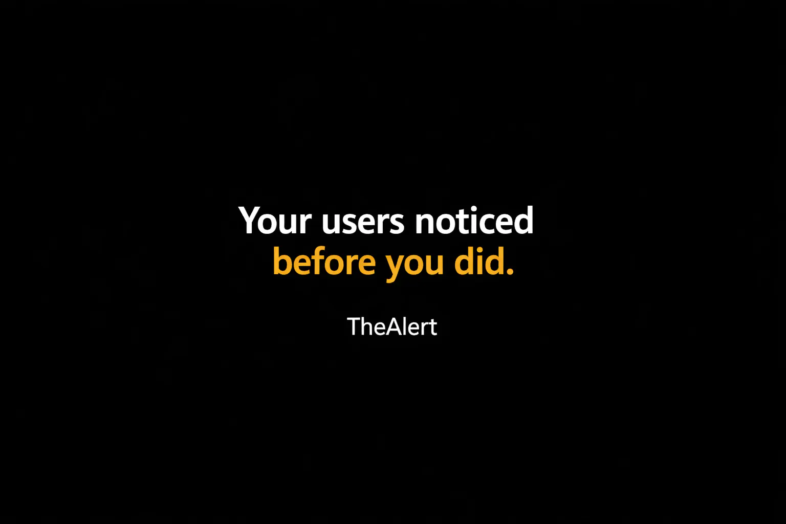TheAlert 제품 배너