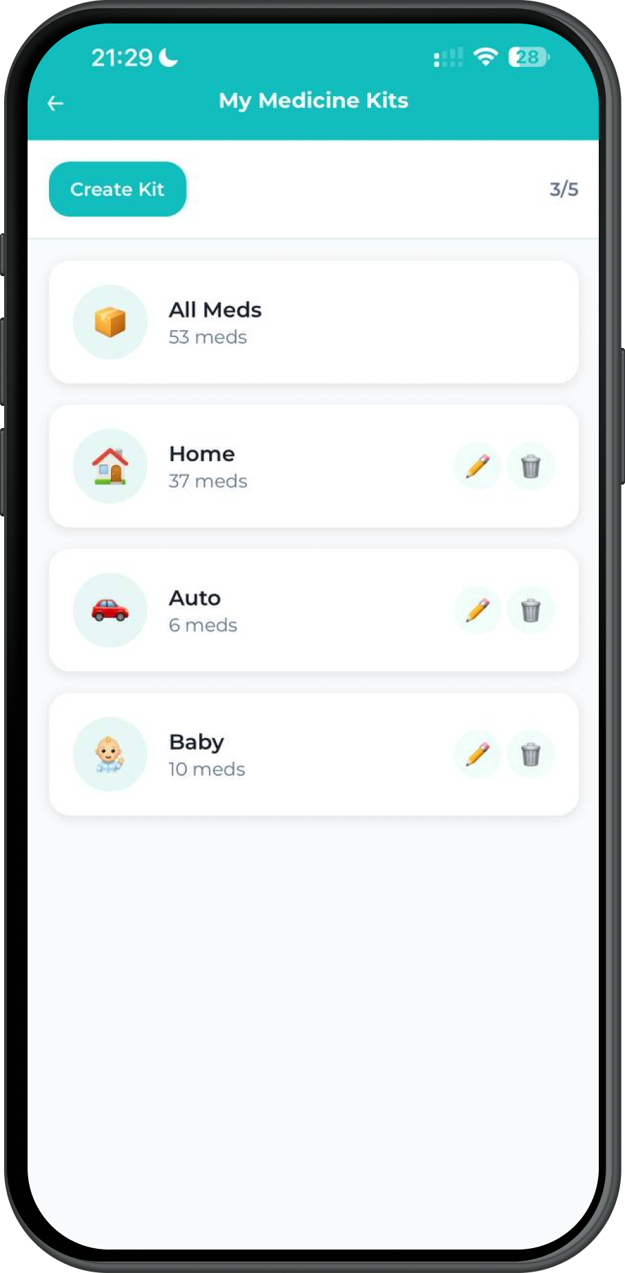 okliki — AI medication manager gallery image