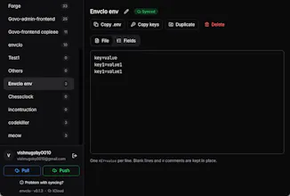 Envclo - Native macOS vault for .env gallery image