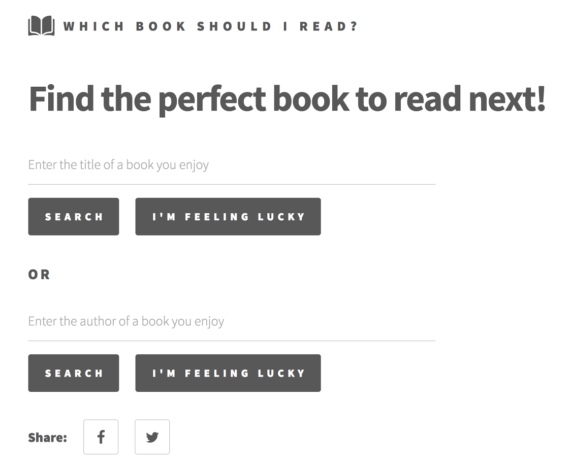 Which Book Should I Read? gallery image