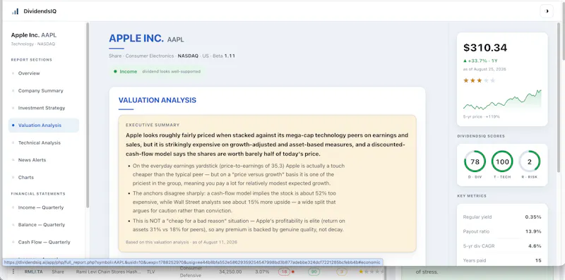 DividendsIQ screenshot 3