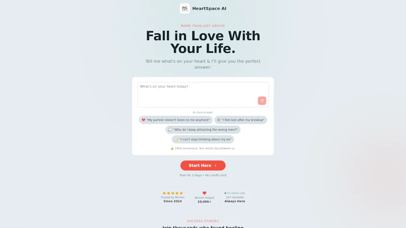 HeartSpace AI screenshot 1