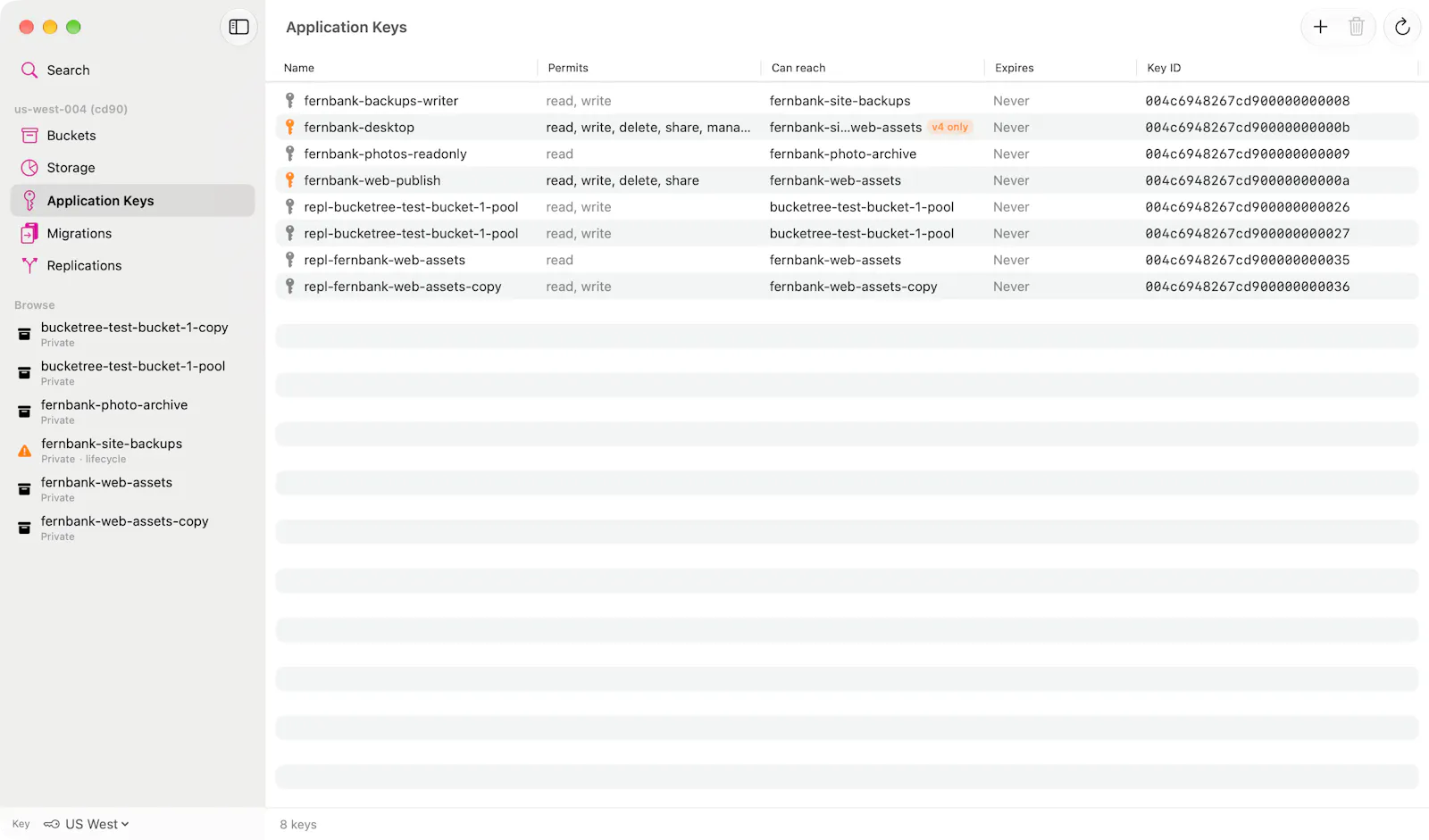 Bucketree screenshot 1
