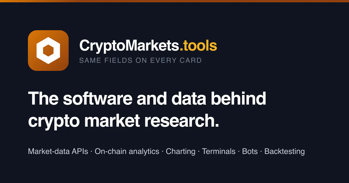 CryptoMarkets.tools gallery image